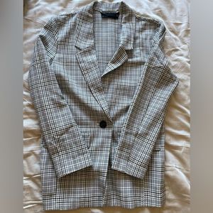 Plaid blazer from Asos, new condition